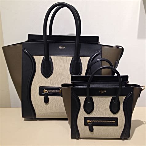 celine bag sizes|celine nano luggage shoulder bag.